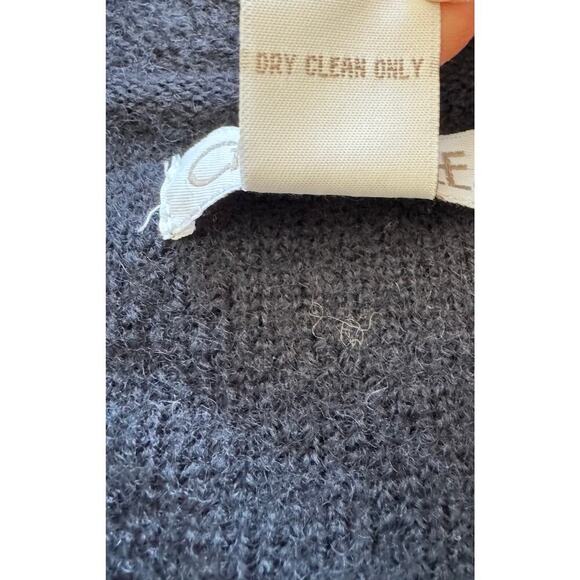 Vintage Cherokee 100% Wool Fair Isle Full Zip Classic Men’s Size XL Dark Navy - Picture 8 of 9